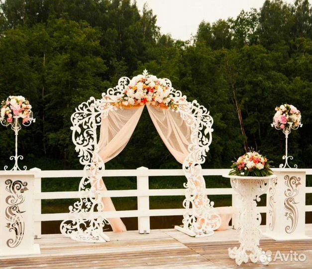 Свадебная арка,фон для президиума молодоженов