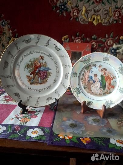 Мадонна. ГДР Kahla. Тарелки,Чашка