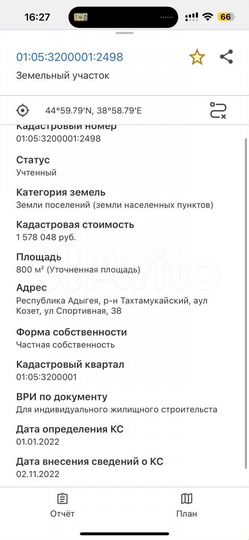 Участок 8 сот. (ИЖС)