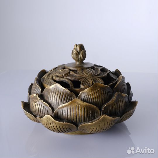 Курильница Лотос старый Китай