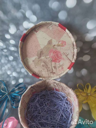 Коробка подарочная круглая