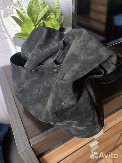 Сумка натуральная замша