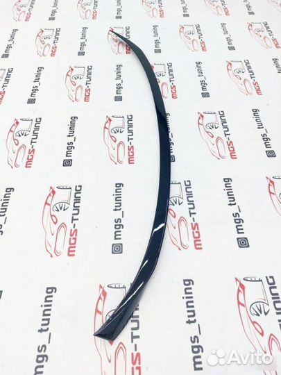 Спойлер (Тонкий) M-Perfomance на BMW X6 f16 Черный