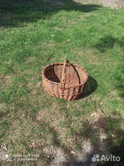 Корзина плетеная для грибов