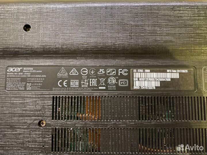 Ноутбук Acer Aspire E5-576G-556B