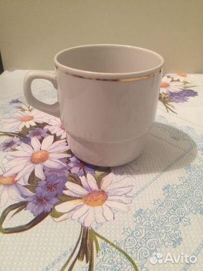 Фарфоровая кружка СССР Мосгорздрав