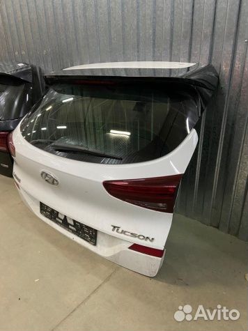 Крышка багажника hyundai tucson 3 белая
