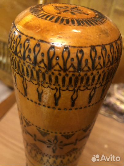 Тубус из дерева подарочный