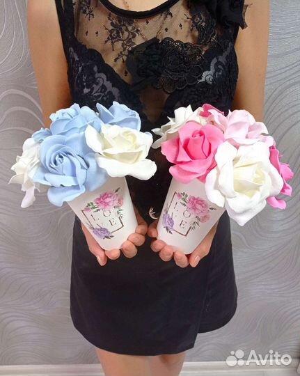 Букет из мыла