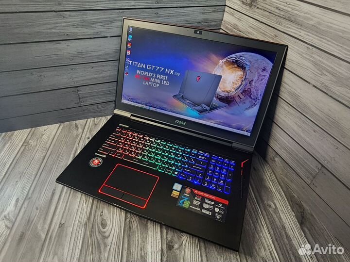 MSI GT73VR Titan Pro I7 7820 / 1070 8GB / 17.3