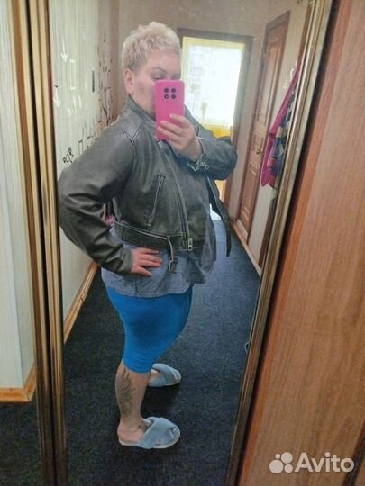 Куртка кожаная