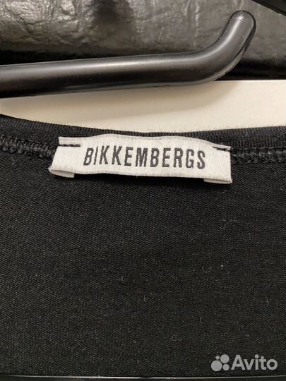 Футболка мужская черная базовая bikkembergs