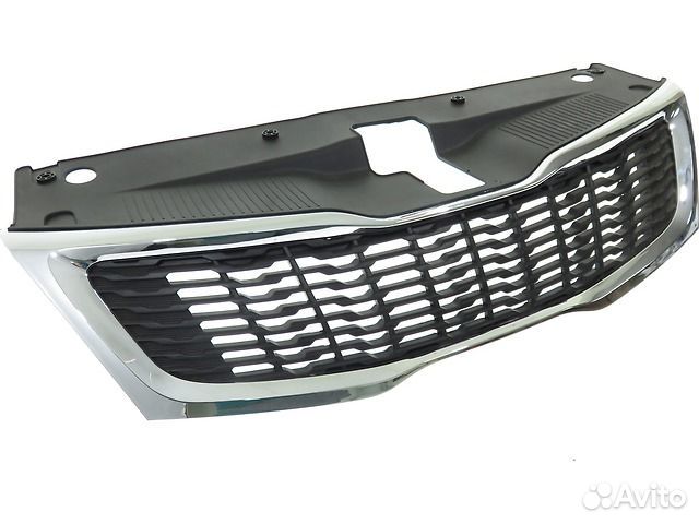 Решетка радиатора (с хромированным молдингом) Rio