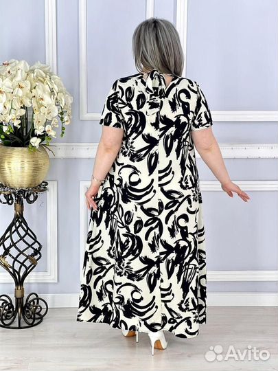 Платье штапельное