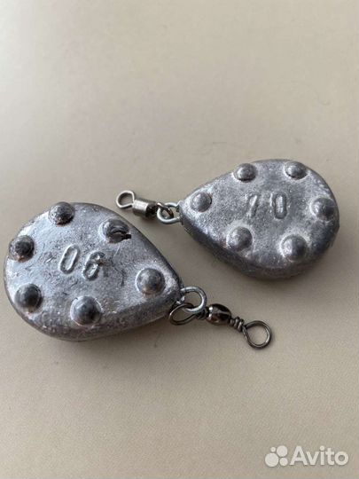 Груза рыболовные, грузила для рыбалки