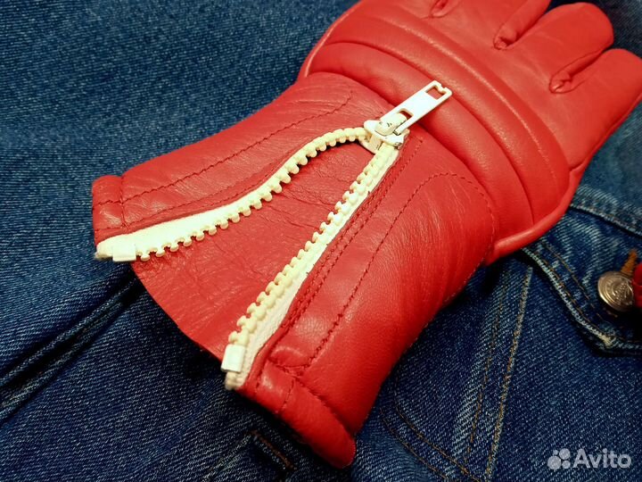 Мотоперчатки кожаные