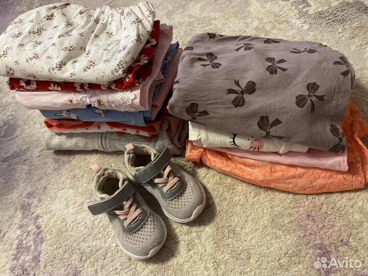 Пакет вещей для девочки 80-86