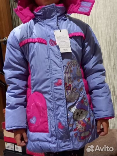 Курточка для девочки 6-7 лет