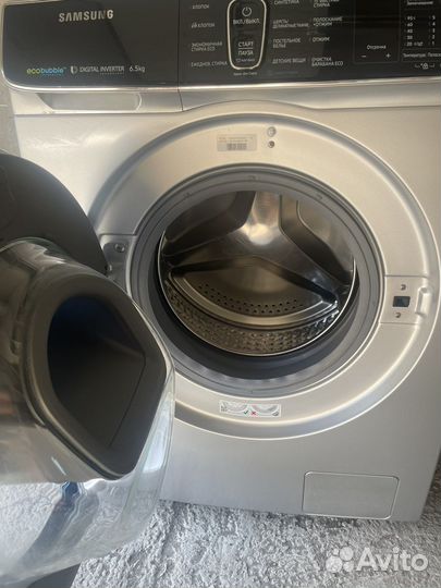 Стиральная машина узкая Samsung WW65K52E69S