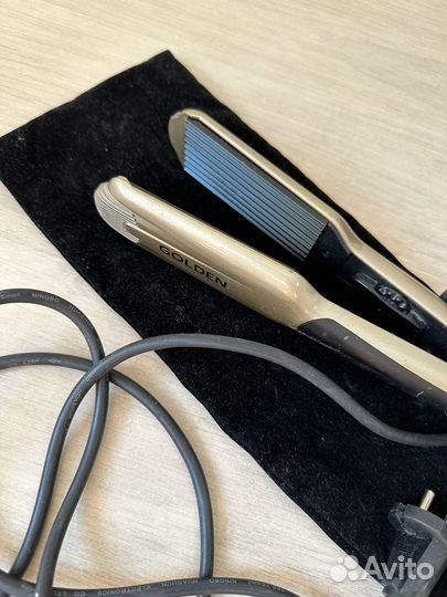 Плойка гофре для волос golden