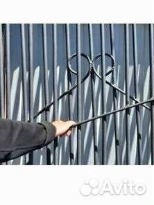 Железные ворота 2.5* 5.00 с калиткой