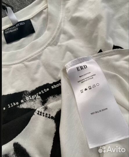 Лонгслив erd белый