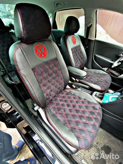 Чехлы на Volkswagen polo, фольксваген поло