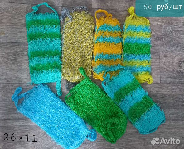 Мочалка ручной работы