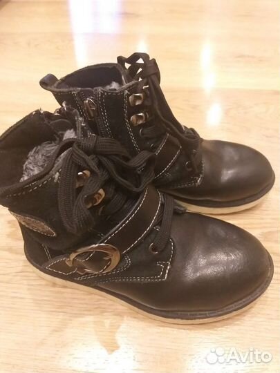 Натуральные зимние ботинки