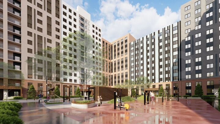 3-к. квартира, 97 м², 2/14 эт.