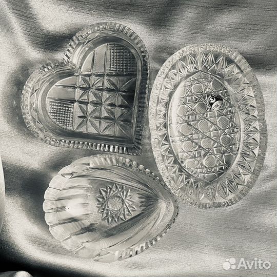 Хрустальная менажница