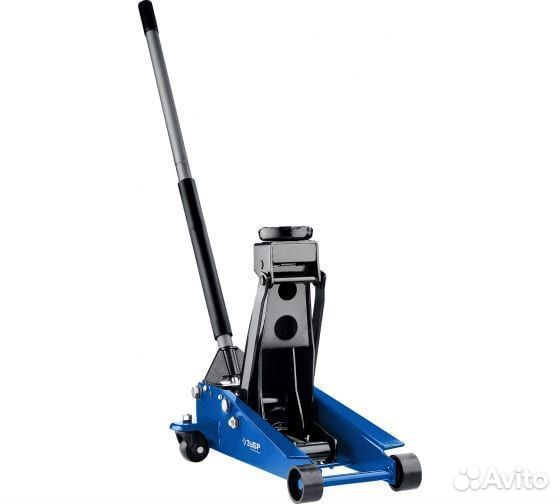 Подкатной домкрат Зубр X80 3т, 130-465мм