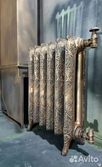 Чугунные Батареи Ретро Стиль Дизайн Узоры Ножки