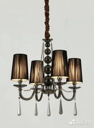 Подвесная люстра lumina deco Fabione LDP 1200-4 BK