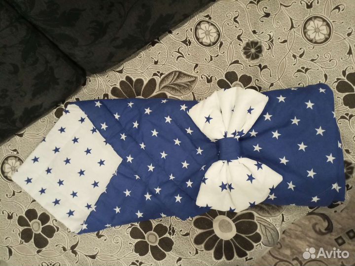 Конверт одеяло на выписку осень