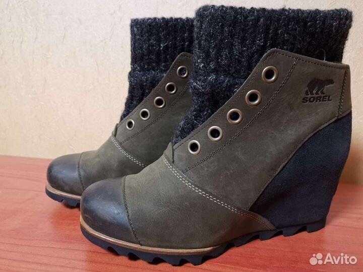 Ботильоны sorel со свитером