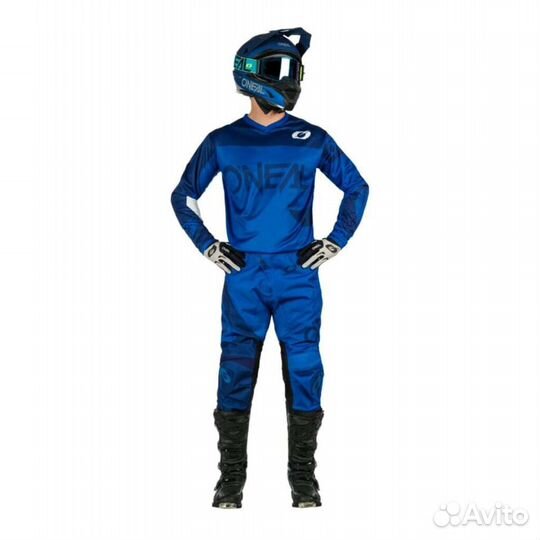 Штаны кросс-эндуро Oneal Element Racewear синий