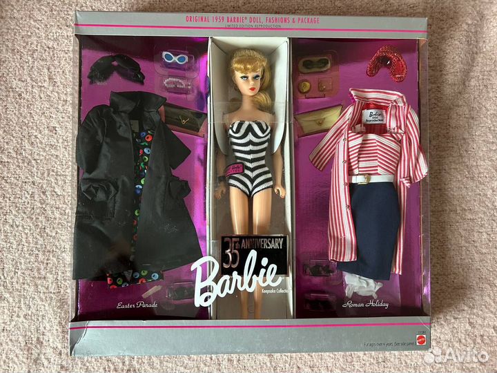 Barbie 35th anniversary repro блонди и брюнетка