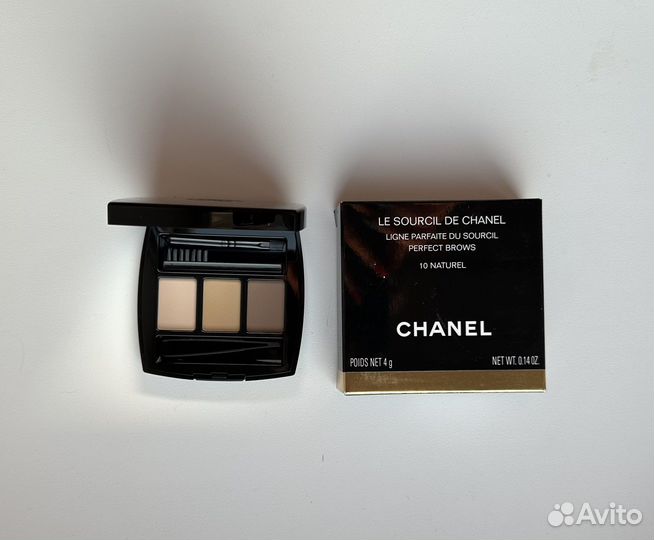 Chanel тени для бровей палетка 10 naturel