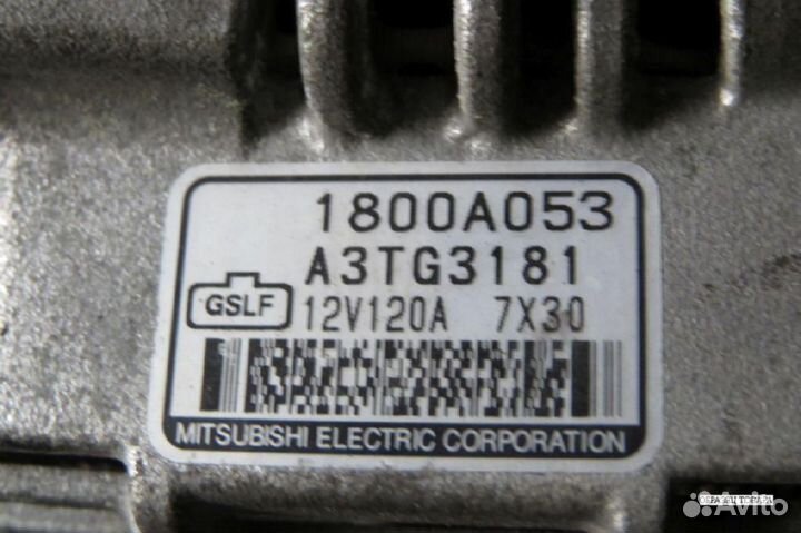 Генератор mitsubishi 4B10 4B11 4B12. lancer lancer