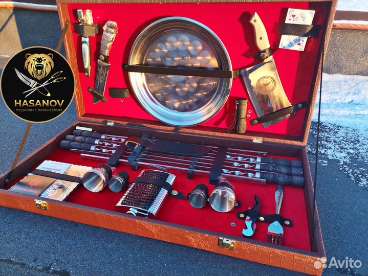 Шашлычный подарочный набор