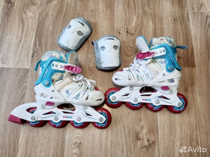 Роликовые коньки детские раздвижные