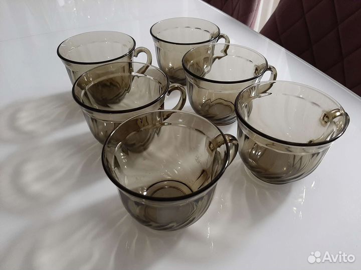 Набор из 6ти кружек и 3х маленьких стаканчиков