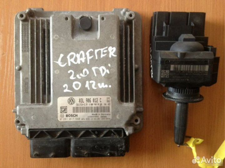 Блок управления VW Crafter 0281017660 03L906012C
