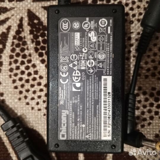 Зарядка для ноутбука acer