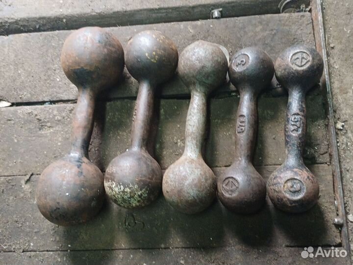 Гантели 5 кг бу