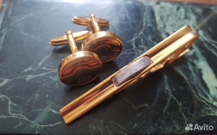 Запонки и зажим Dupont