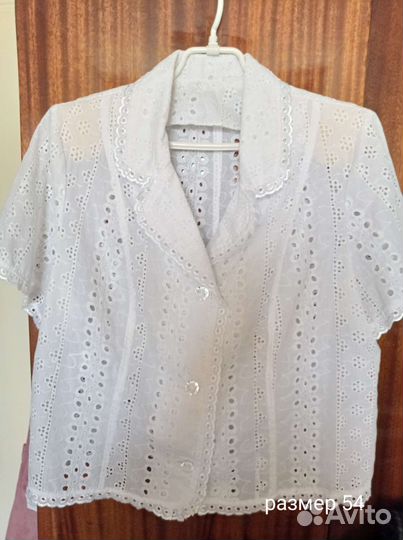 Блузка белая