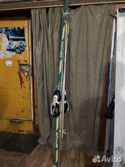 Беговые лыжич СССР с ботинками 43 Р