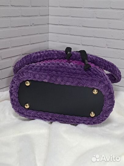 Вязаная сумка торба